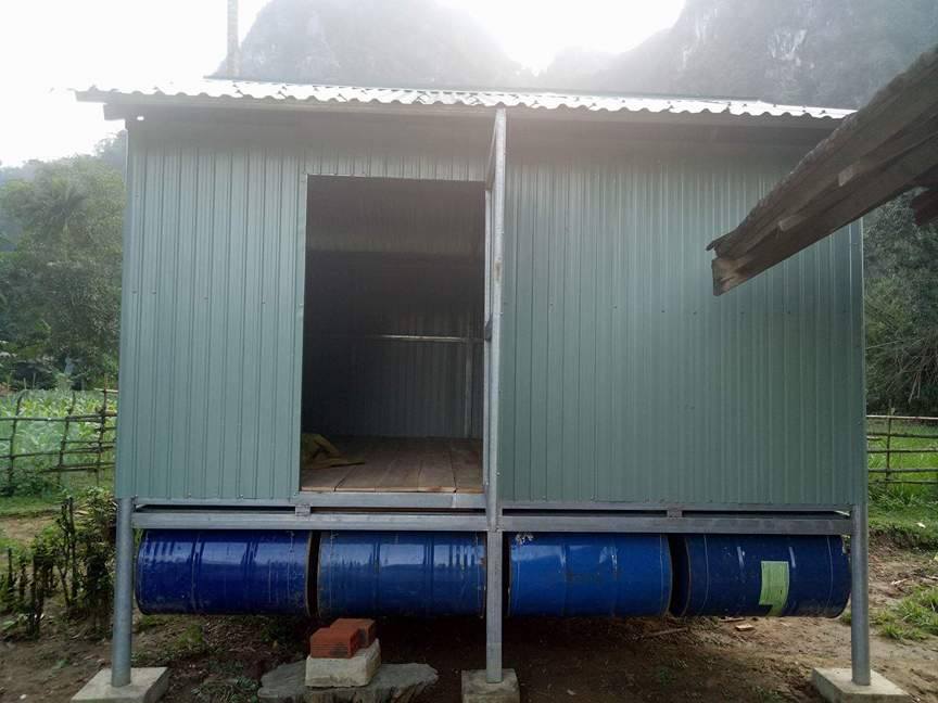 Floating house donated by AVCF
